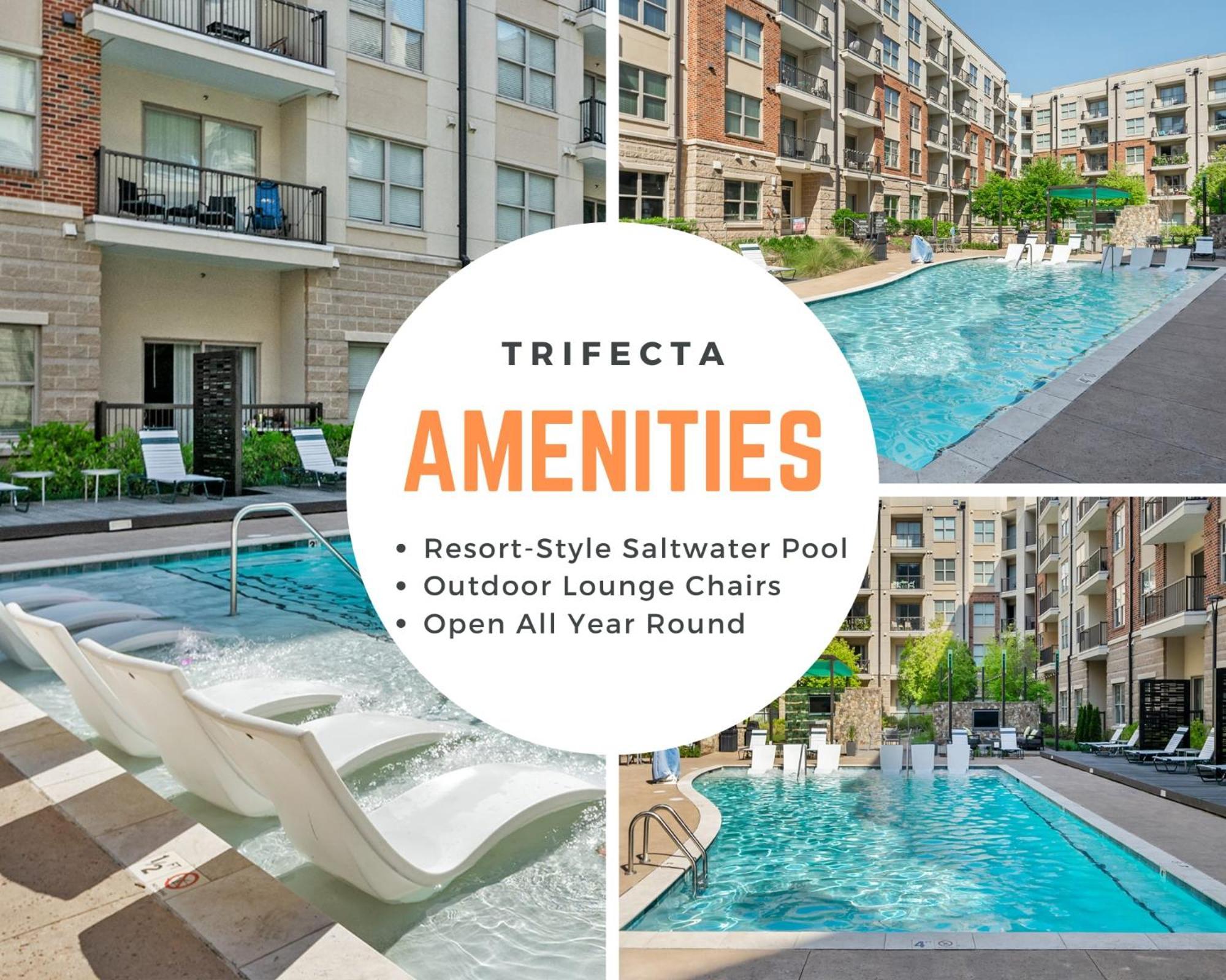 Uptown 4th Ward Luxury Year-round Pool Appartement *